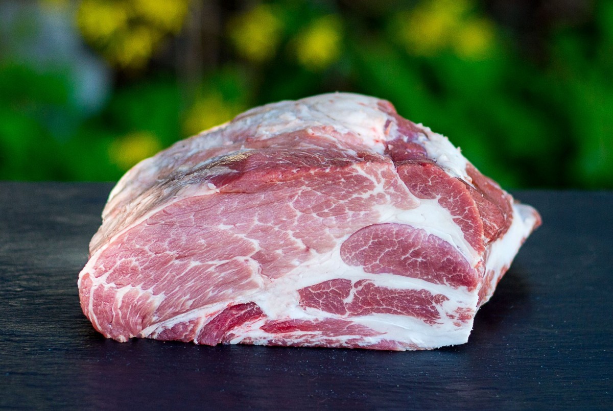 Schweinekamm Steak vom Durocschwein, Wet Aged