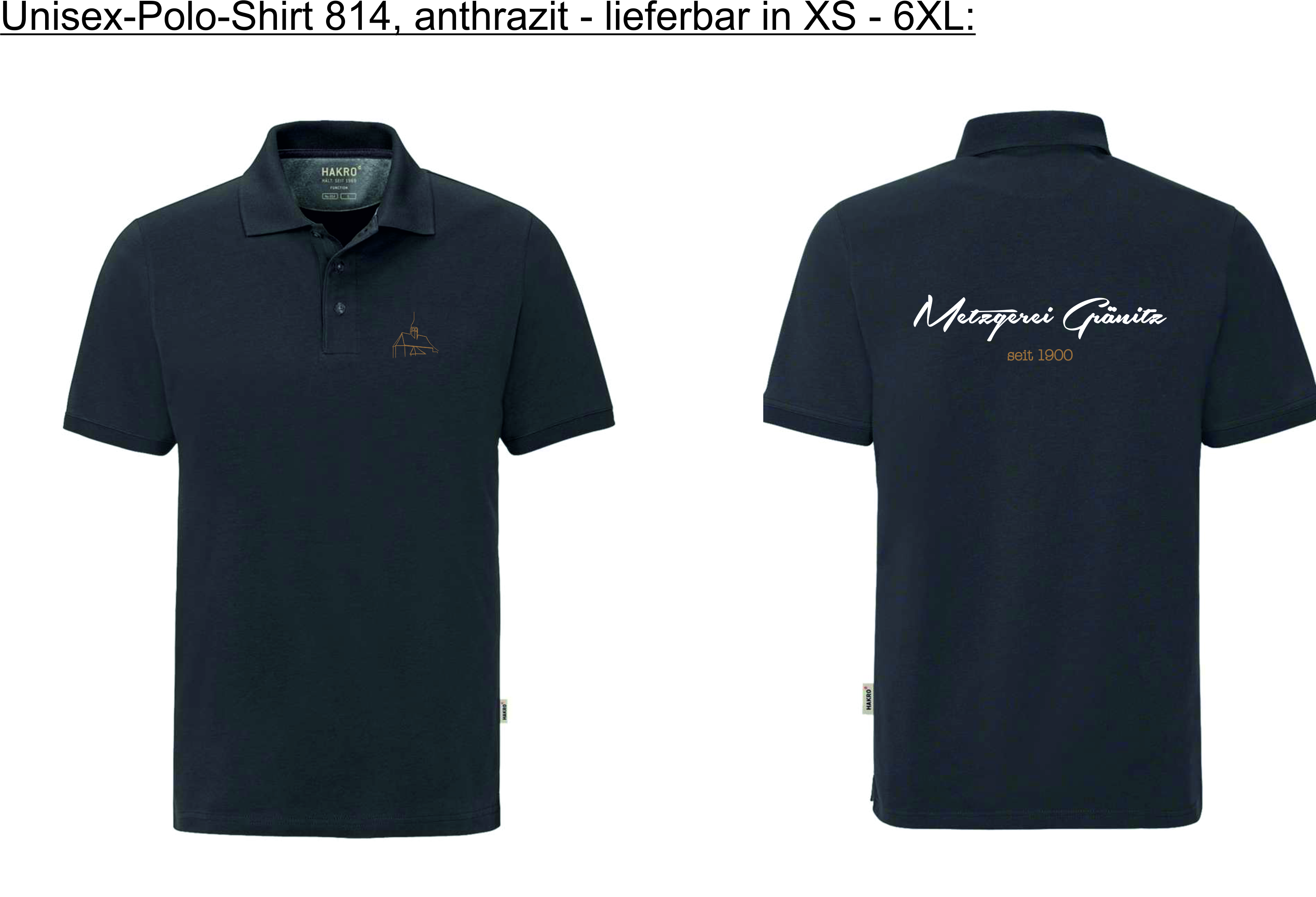 Polo Shirt Metzgerei Gränitz